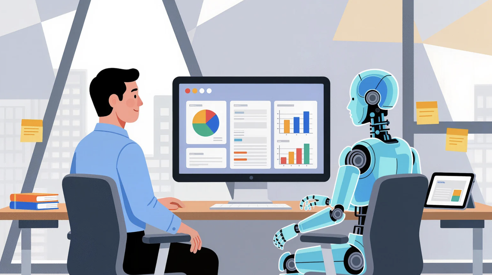 AIと人間の協働イメージ